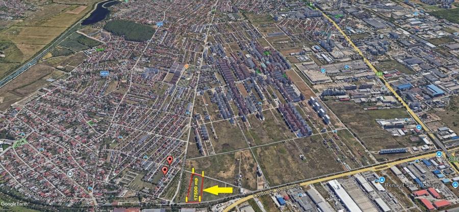 Chiajna teren 17500mp pt. blocuri(P+14), Comision 0% - 6