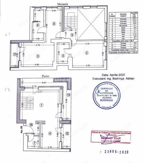 DUPLEX + MEZANIN + CURTE PIPERA/AVIATIEI