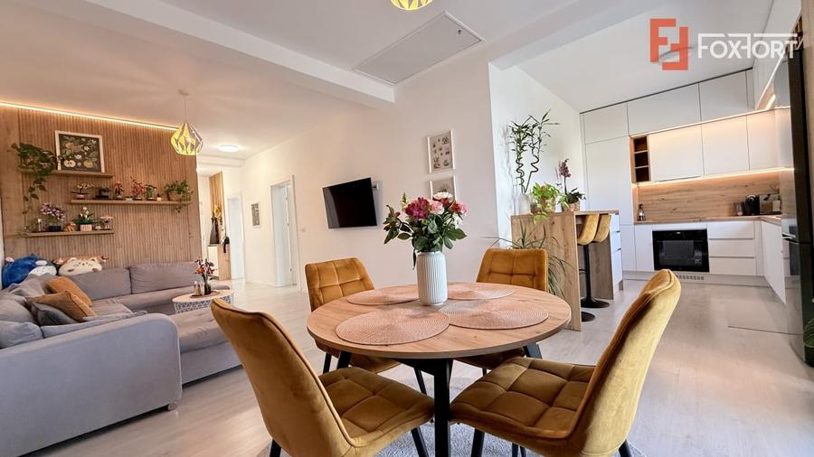 Duplex de vanzare, 3 camere + 2 bai - mobilat si utilat - Mosnita Noua - 3