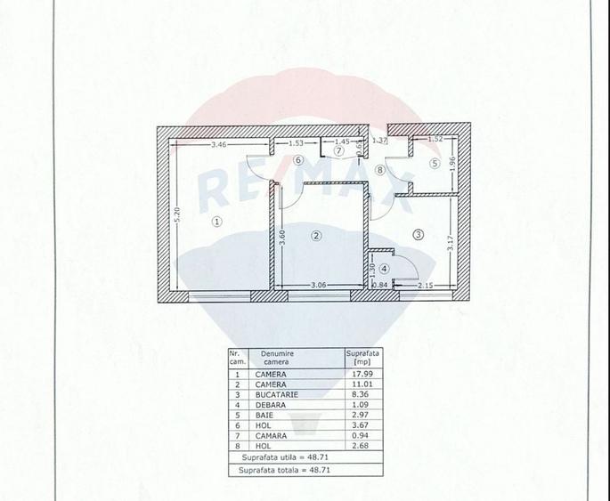 Apartament cu 2 camere de vânzare în zona Titan - 14