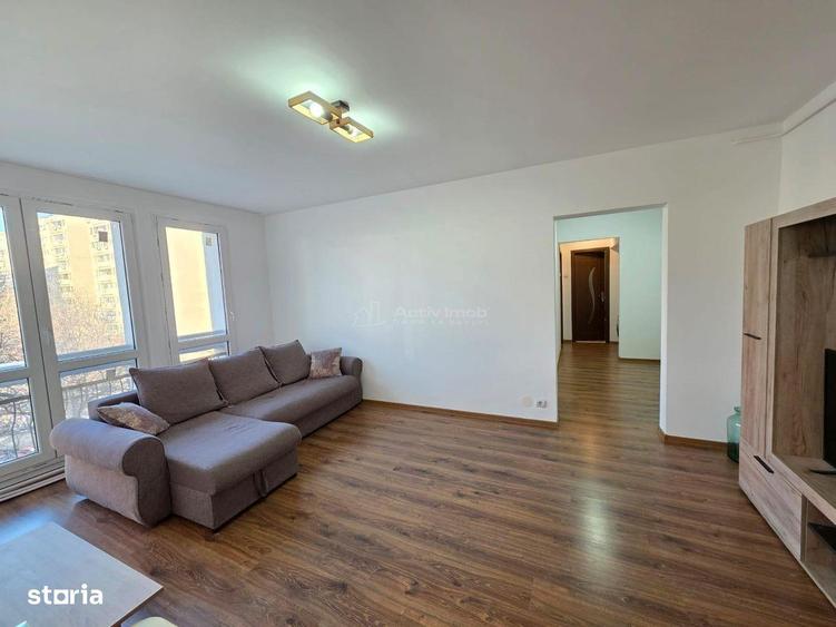 Apartament cu 3 camere decomandat, mobilat în Titan