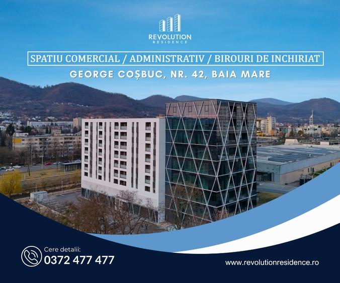NEW! Spatiu Comercial-Birouri DE INCHIRIAT–George Cosbuc 42, Baia Mare - 1