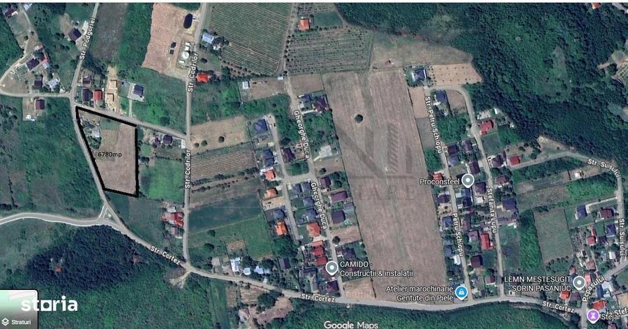 Hlincea str Podgoriei TEREN 6780mp intravilan dezvoltare imobiliara - 3