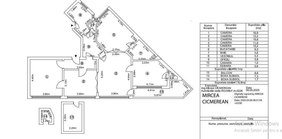 Apartament Bulevardul Lascar Catargiu - 1