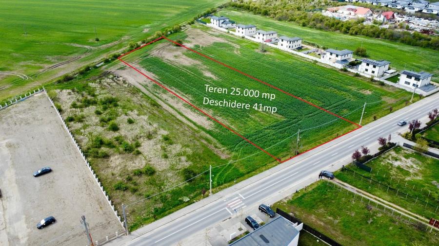 Teren Construcții intravilan de 25000 mp, în Balotești
