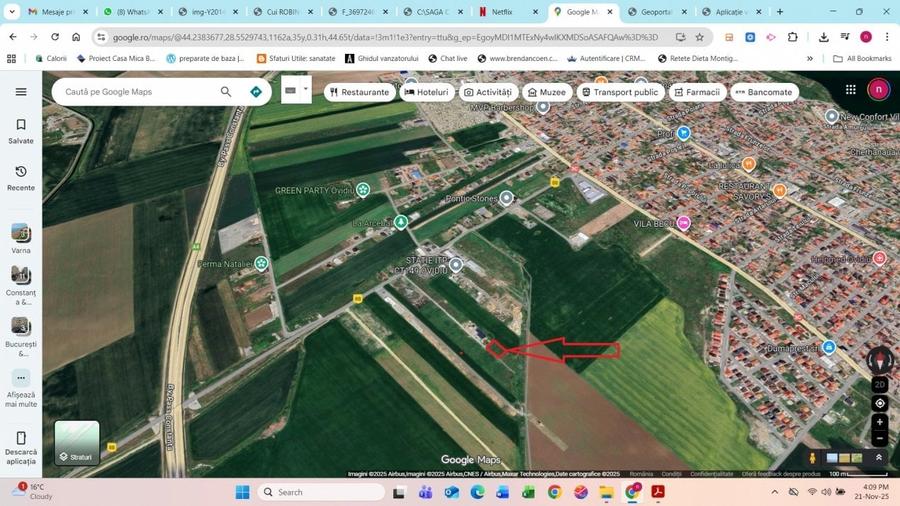 Teren intravilan industrial in Ovidiu, jud. Constanta - 1