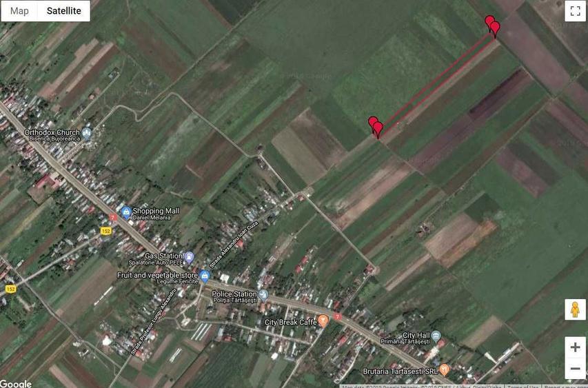 TARTASESTI Teren INTRAVILAN 1,500 MP - lot de casa - 4