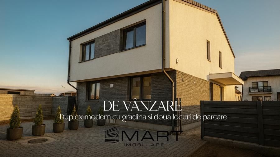 Duplex modern cu gradina si doua locuri de parcare - 1