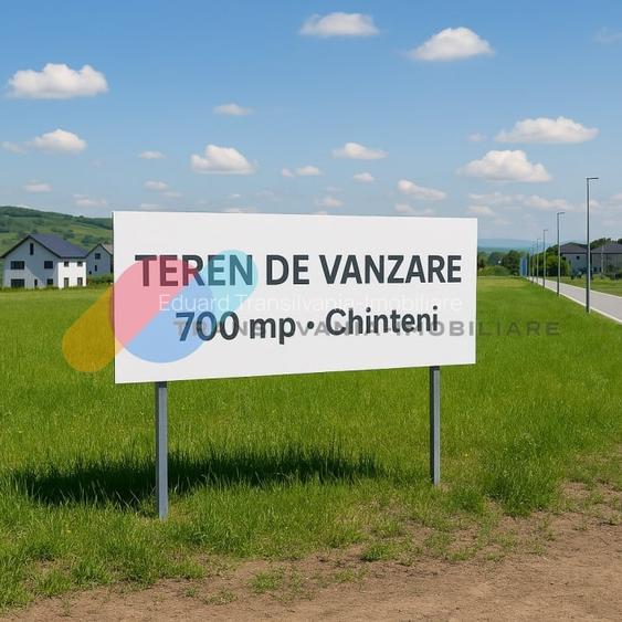 Teren de 700 mp cu PUZ aprobat - Chinteni Teren de 700 mp cu PUZ aprobat - Chinteni