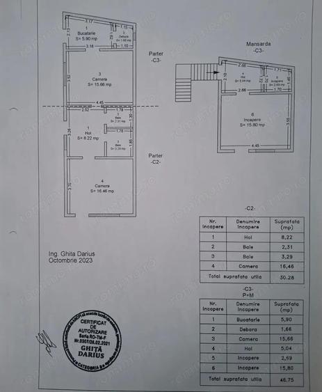 Ocazie!!! Blascovici Casa 8 camere - Proiect 2 Familii - 21