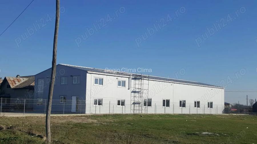 Hala industriala 590 m + curte betonata Acces TIR, post Trafo