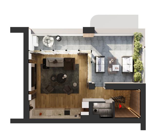 Duplex  cu terasa | Tip 1 | HILS Sunrise | Ansamblu cu Pre-certificare GREEN - 5