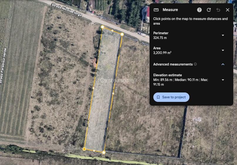 Teren de vanzare| 3200 mp | Tunari