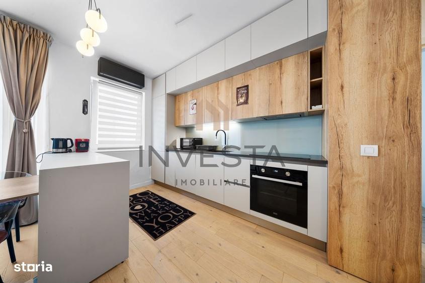 Apartament cu 2 camere semidecomandat în Nord