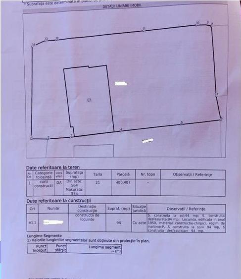 Casă cu 3 camere cu Teren 554 Mp în Ciurea