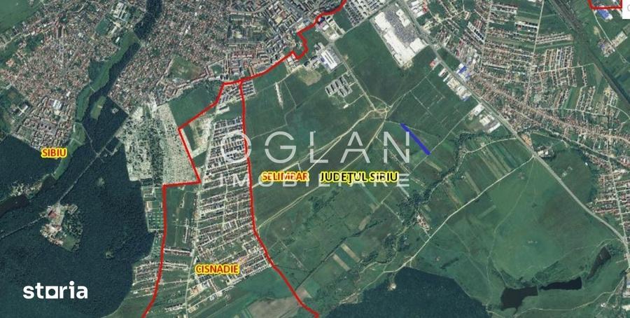 Teren de 3700 mp, în Șelimbăr
