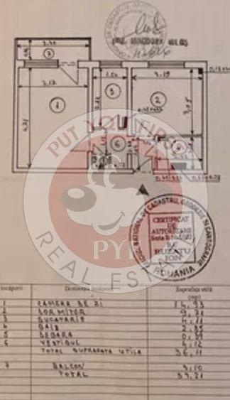 Gorjului | 2 camere | Decomandat | 39mp | B11640 - 6