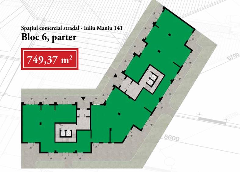 Spatii comerciale de inchiriat pe Bulevardul Iuliu Maniu 141, sector 6 - 7