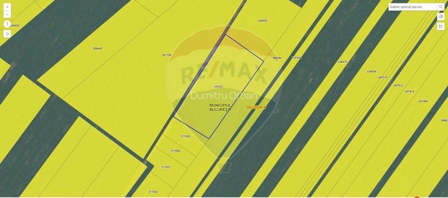 Teren Construcții intravilan de 5510 mp, în P-ța de Gros