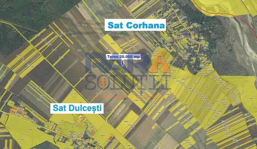 Teren 20.000 mp - perfect plan, compact, deschidere = 40 ... - 3