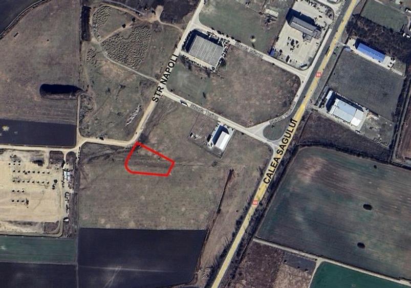 Teren industrial cu PUZ de vanzare in zona Sagului - 1