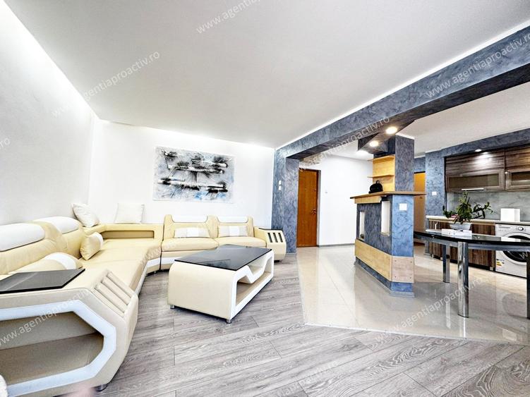 Apartament cu 3 camere, renovat, la etajul 2, aproape de Piata Centrala. - 2