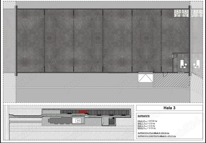 Hale de vanzare TUNARI - 980 euro mp - 3