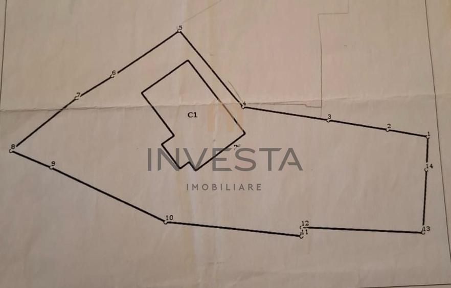 TEren 461 mp cu front generos de 25 m! Zona strazii Gruia! - 2