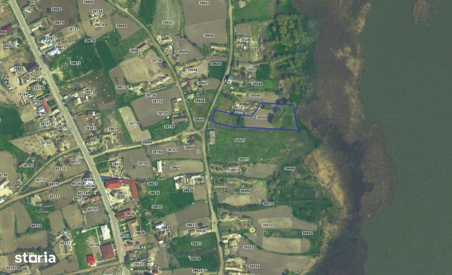 Teren intravilan 4367 mp Salcioara deschidere la lac - 1