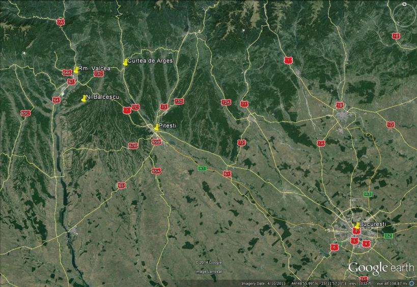 Vand parcele PADURE seculara stejar, N.Balcescu Valcea, la drum, conditii CABANA - 6