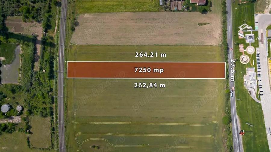 Teren extravilan 7.250 mp pe DJ 709B, langa cartierul 6 Vanatori - 1