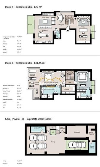 Apartament cu 5 camere decomandat, mobilat în Primăverii