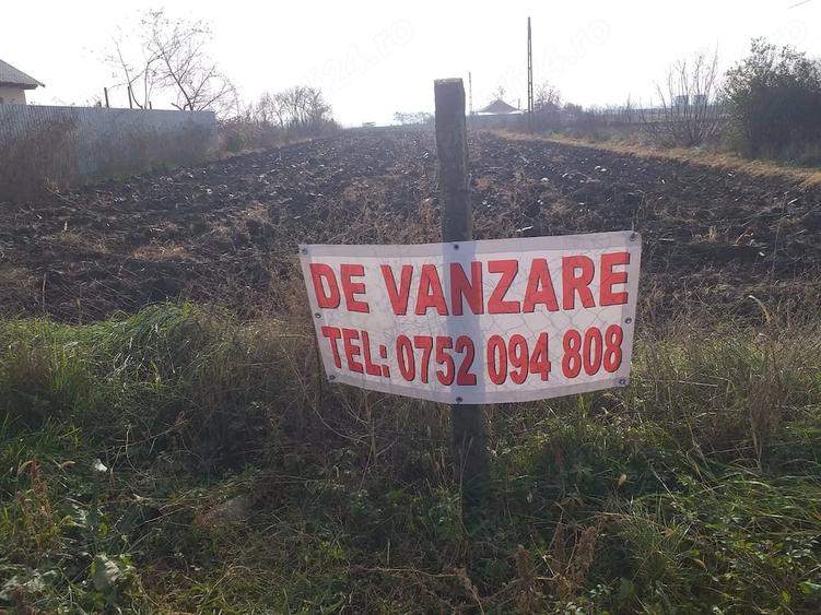 Teren de 3000 mp, în Poșta