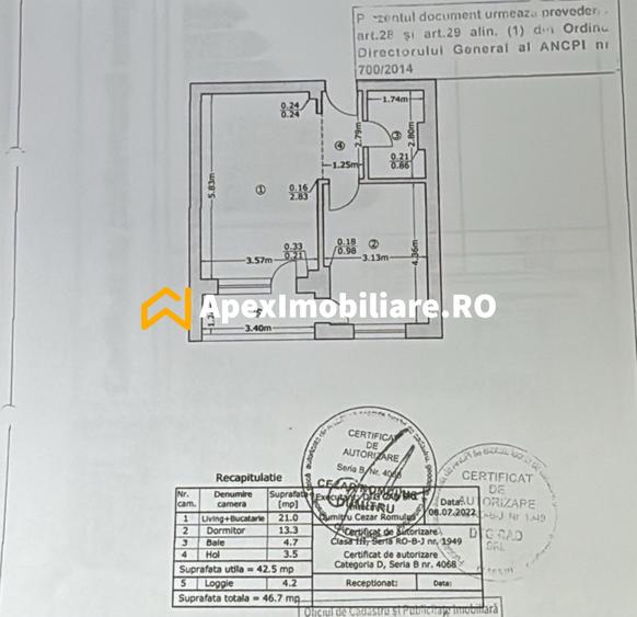 Apartament cu 2 camere decomandat, mobilat în Berceni