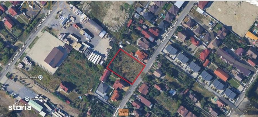 Teren intravilan 2174 mp | Front 40 ml | Str. George Enescu Bistrita - 4