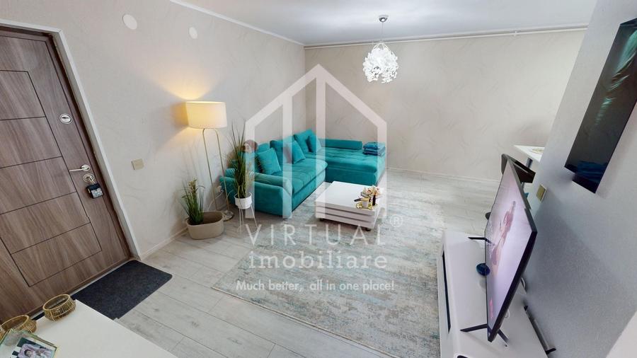 Apartament cu 3 camere, 57mp utili+balcon, mobilat, Tilisca - 4