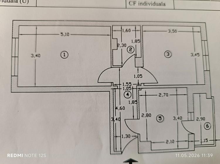 Apartament 2 camere decomandat - 1