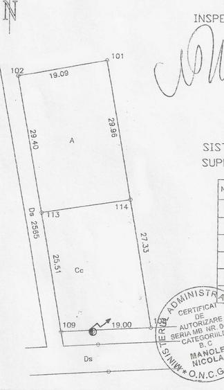 Teren ideal pentru constructii, zona centrala  Domnesti - 1