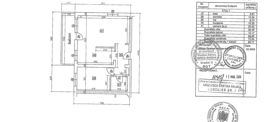 Apartament 2 Camere, 70 mp, Ansamblu rezidential - 15
