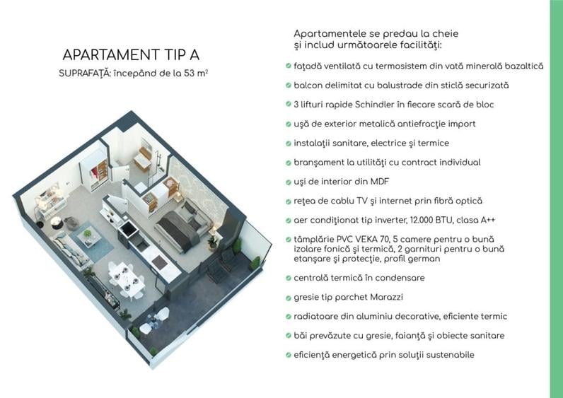 APARTAMENT 2 CAMERE | MAMAIA SAT | RATE LA DEZVOLTATOR - 20