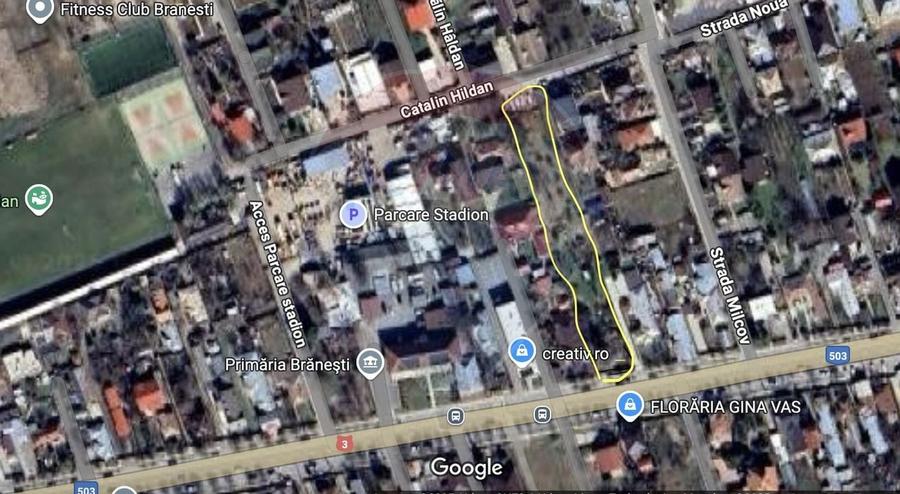 Vanzare teren | Branesti, Ilfov| Pozitie Excelenta | Toate utilitatile - 1