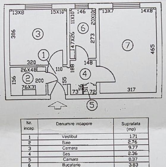 Brancoveanu apartament 2 camere ideal credit - 4