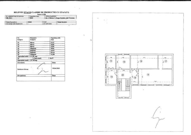 DE VÂNZARE / DE ÎNCHIRIAT HALĂ DE PRODUCȚIE + DEPOZIT + TEREN 5.033 mp  - 7