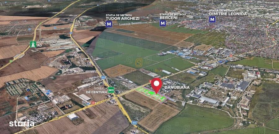Teren de 25300 mp, în Sud