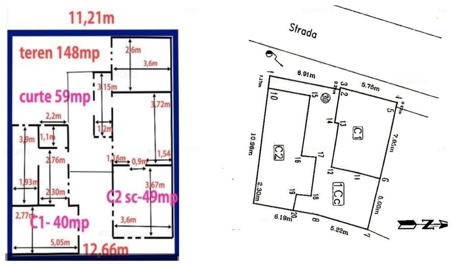 Propietar vând casă cu 2 corpuri de clădire, Str. Constantin Godeanu - 5