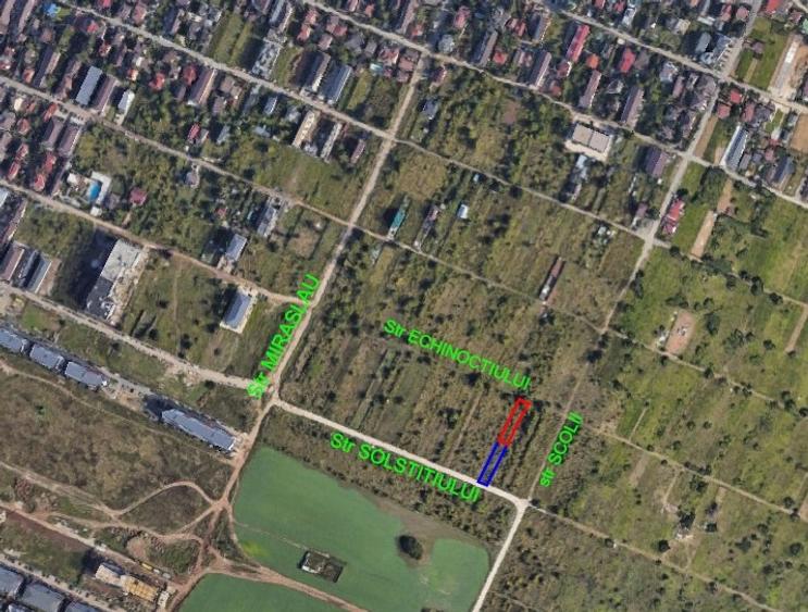 Teren Popesti Leordeni intravilan  1000mp intre strada Scolii si Miraslau - 1