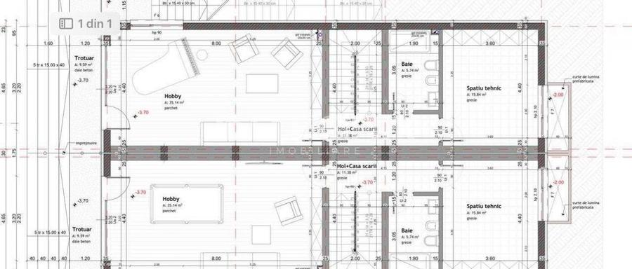 Casa Finisata | 193Mp  cu  Terasa Panoramica 65Mp | Parcare | Cart. Tineretului - 13