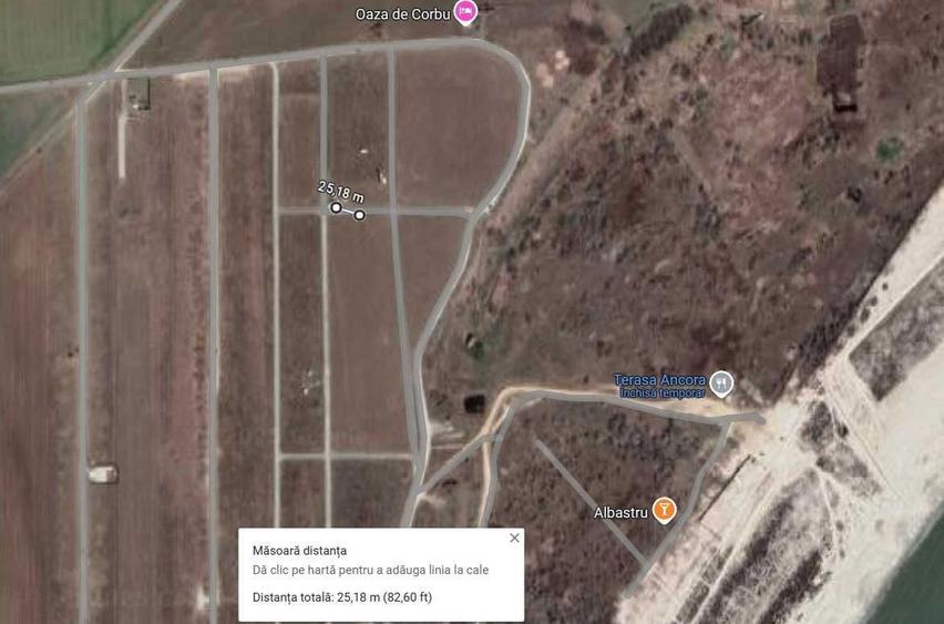 Inchiriez / Vand Teren Corbu 1800 mp la 500 m de plaja - 1