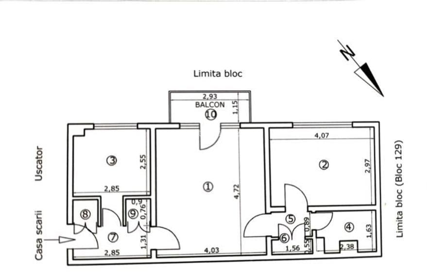Apartament 2 camere semidecomandat confort 1 etaj 4 4 Buzau Unirii Sud Apartament 2 camere semidecomandat confort 1 etaj 4 4 Buzau Unirii Sud