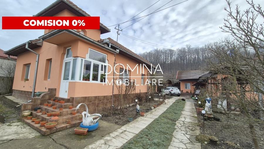 Vanzare proprietate 2 case - teren generos - facilitati complete - sat Carbesti - 1